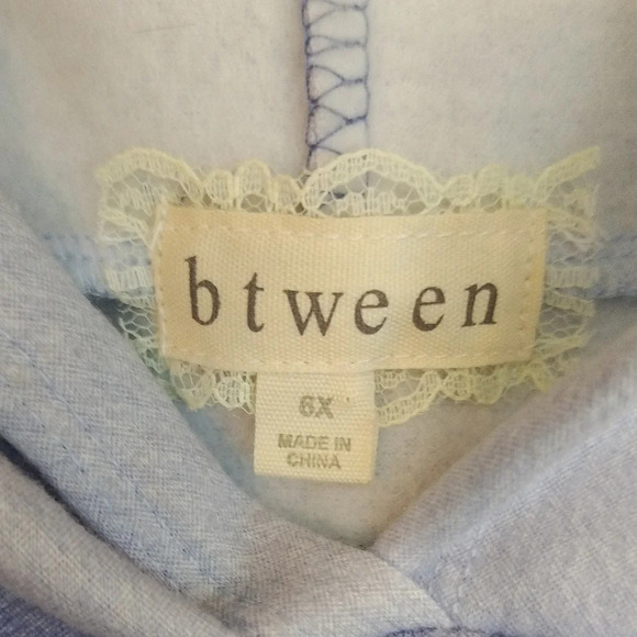 btween - Kids - Purple Yellow Heart Hoodie Sweatshirt - Picture 2 of 3